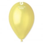 Балон пастелно жълт/светла горчица металик GM90/56-26 см, пакет 100 броя