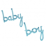 Надпис от балони за бебешко парти Baby Boy - бебе момче