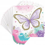 Малки салфетки пеперуди Butterfly Shimmer, 16 броя