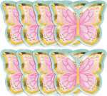 Чинийки във формата на пеперуда Butterfly Shimmer, 8 броя