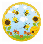 Големи чинии с пчелички, 8 броя