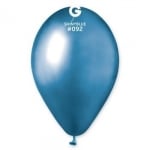 Балон Хром Син Shiny Blue Gemar GB120/92 33 см, пакет 50 броя