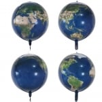Фолиев балон Земно кълбо Космос Космическо парти, сфера 50 см