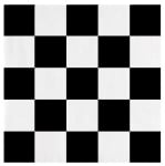 Салфетки на бели и черни квадрати, състезателни коли, 20 броя