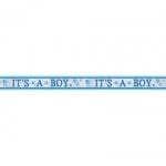 Фолиев банер за бебешко парти It's a Boy - бебе момче 762 x 12.7 см