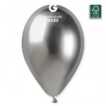 Балон сребро хром Shiny Silver Gemar GB120/89 33 см, пакет 50 броя