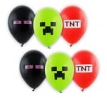Балони ТНТ Майнкрафт / TNT Minecraft, 6 броя