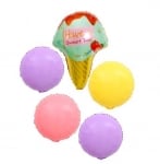 Комплект балони със сладолед в пастелни цветове, 5 броя