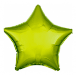 Балон звезда зелен Lime green, 43 см