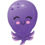 Фолиев балон октопод лилав, 48 х 64 см