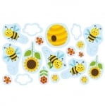 Картонени декорации пчелички, 57 части