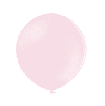 Малък балон макарон млечно розов 12 см, пакет 100 броя BELBAL
