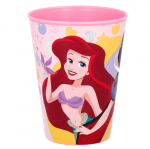 Чаша Принцеси с Ариел, Снежанка и Аврора, за многократна употреба, 260 мл