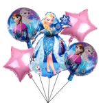 Комплект балони Замръзналото Кралство, фигура, Frozen, 5 броя