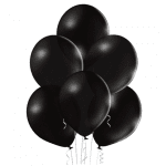 Балон Черен пастел 30 см Belbal, 1 брой