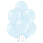 Балон макарон светлосин, ледено син 27 см Belbal, пакет 100 броя