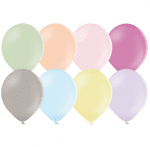 Балони макарон микс 8 цвята, 27 см Belbal, пакет 100 броя