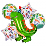 Комплект балони динозаври динозавър Roar, 5 броя
