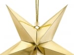 Декоративна хартиена звезда злато металик, 30 см