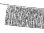 Гирлянд сребърни ресни, 135 х 20 см