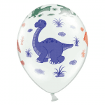 Бели балони с динозаври, 5 броя