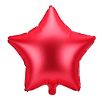 Фолиев балон звезда червен сатен, 48 см