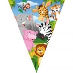 Гирлянд сафари джунгла животни, 11 флагчета TR