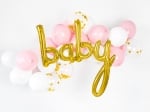 Фолиев балон надпис букви Baby, злато металик
