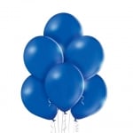 Син балон тъмносин пастел 27 см Royal blue Belbal, пакет 100 броя
