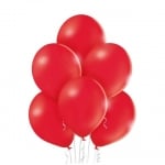Червен балон пастел 27 см Belbal, пакет 100 броя