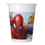 Парти чаши Спайдърмен Spider-Man Crime Fighter pvc, 8 броя