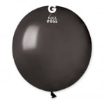 Кръгъл черен балон металик 48 см GM150/65