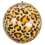 Фолиев балон сфера сафари, леопардова шарка, 55 см
