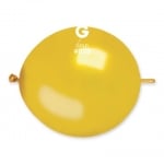 Балони линк злато металик 33 см GLM13 39, пакет 100 броя