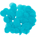 Насипни хартиени сини конфети, кръгчета 2.5 см, 50 гр