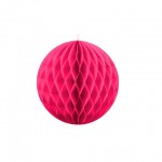 Розова хартиена топка, циклама, тип пчелна пита, 10 см