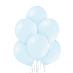 Балон макарон светлосин, ледено син 27 см Belbal, пакет 50 броя