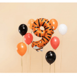 Фолиев балон цифра 9 тигър, 64 х 87 см