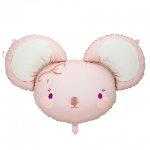 Фолиев балон розова мишка