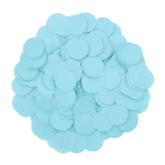 Насипни хартиени конфети сини кръгчета, 500 гр