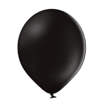 Балон черен, пастел 30 см Belbal, пакет 50 броя