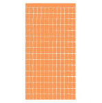 Оранжева декоративна завеса за фон, фолио, 100 х 200 см