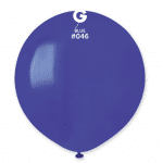 Син кръгъл балон, тъмносин, индиго, 48 см G150/46, пакет 50 броя