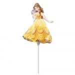 Малък фолиев балон Дисни Принцеси Бел Красавицата и Звяра, 30 см