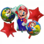 Комплект балони Супер Марио, 5 броя