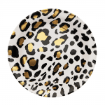 Малки чинийки леопардова шарка, 8 броя