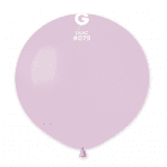Кръгъл светлолилав балон, люляк, 48 см G150/79, пакет 50 броя