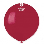 Кръгъл балон бордо 48 см G150/47, пакет 50 броя