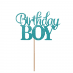 Син топер за торта рожден ден момче