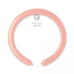 Светлорозов, бебешко розово балон за моделиране D4/73, 1 брой
